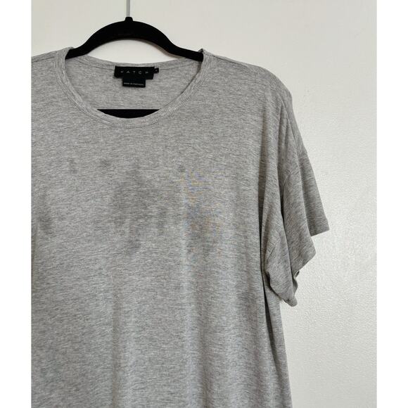 Gray HATCH Viscose T-Shirt Flawed 1/S - Picture 4 of 7